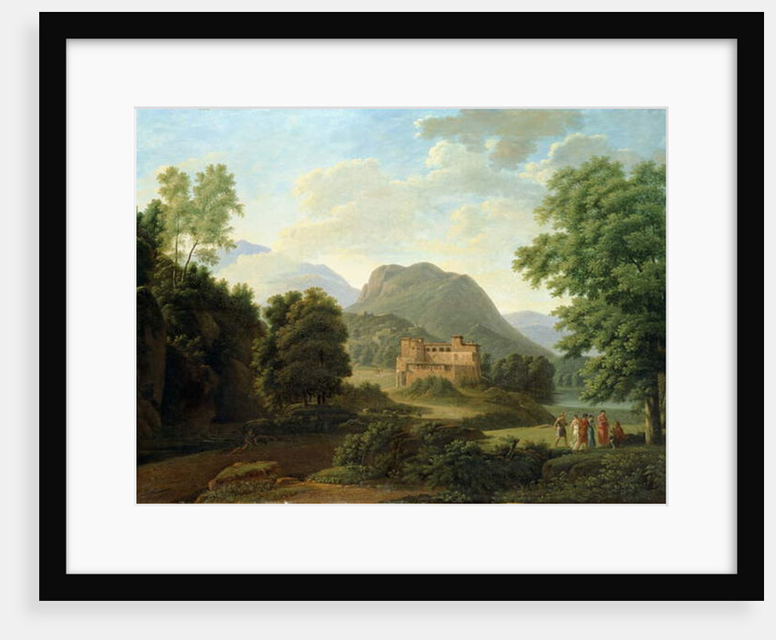 Tuscan Landscape, 1827 by Jean Victor Bertin