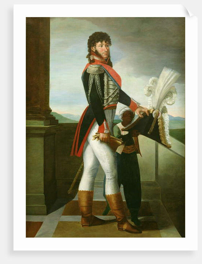Joachim Murat wearing the uniform of a Colonel of the Guard, 1813 by Joseph Dionysius