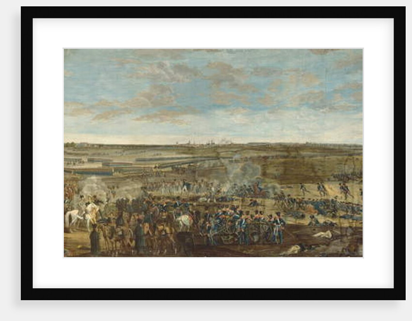 The Battle of Leipzig, 18th Ocober 1813 by French School
