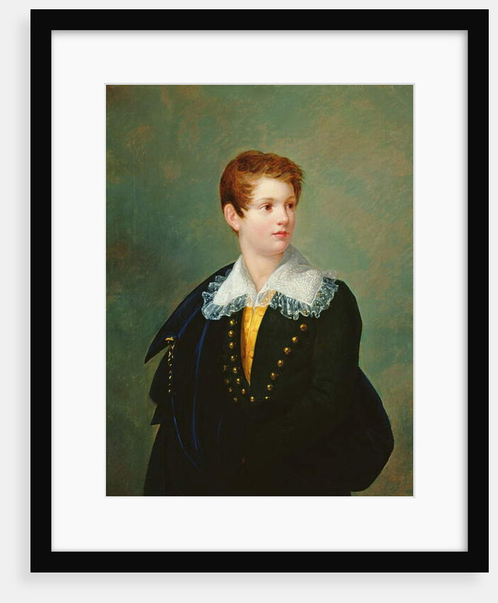 Portrait of Frederic-Napoleon Baciocchi c.1824 by Joseph Franque