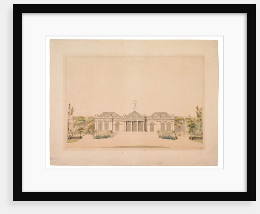 Facade of Chateau de Neuilly by French School