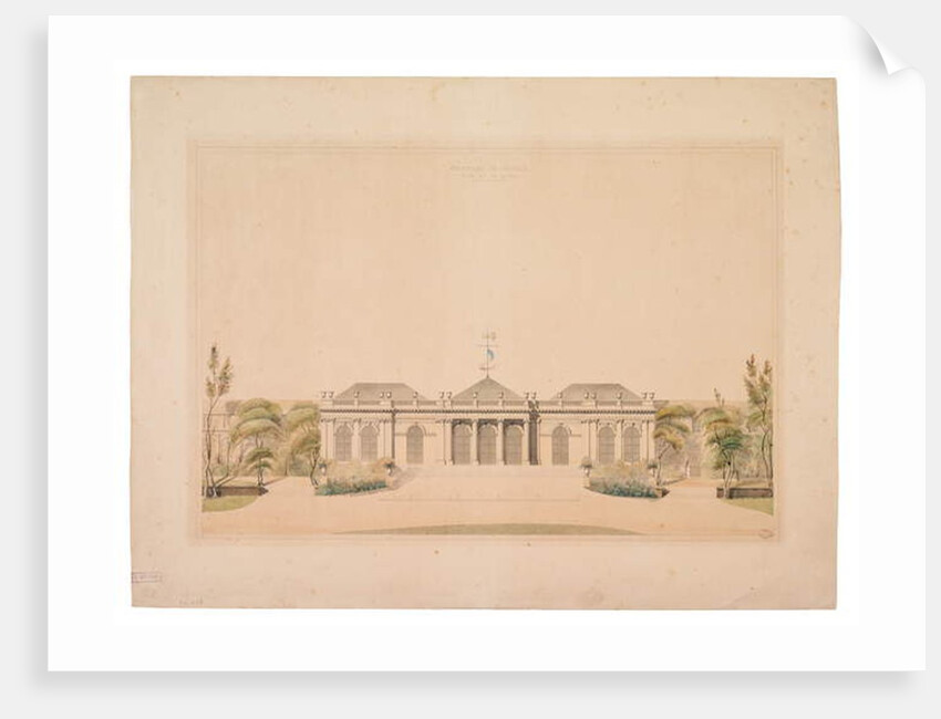 Facade of Chateau de Neuilly by French School