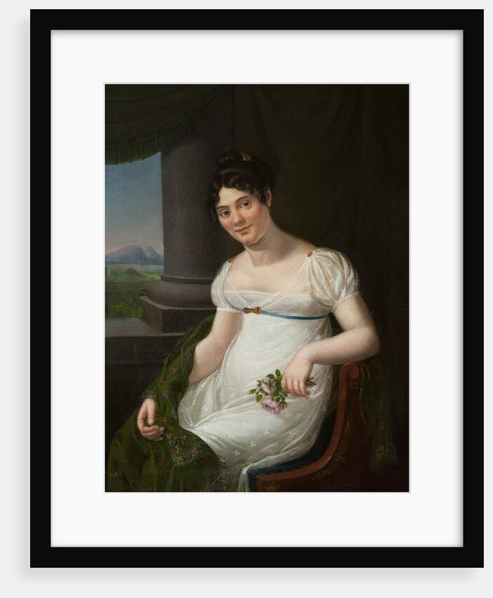 Half length portrait of La Duchesnois by or Berger Jenny Desoras