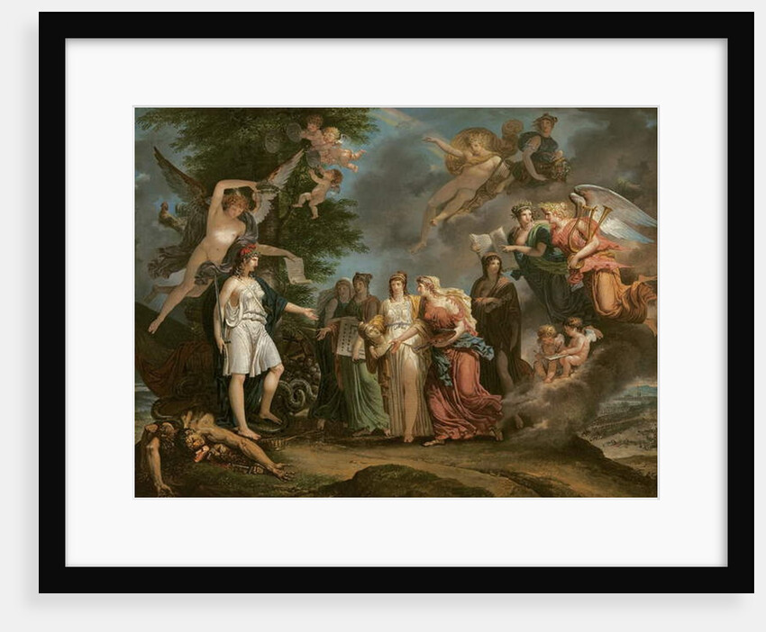 France triumphant encouraging the Sciences and the Arts during the war, 1794 by Charles Meynier
