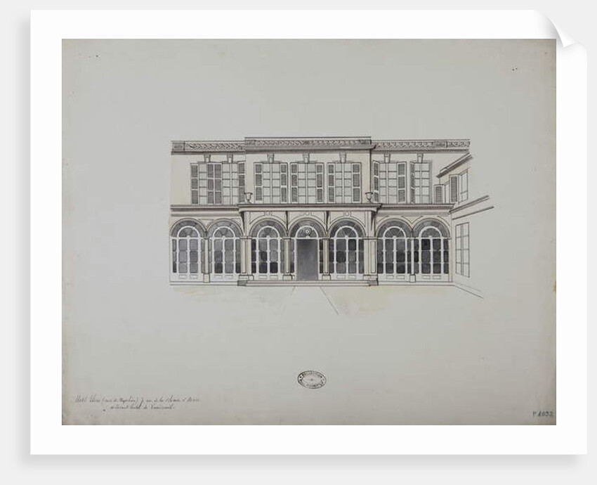 Hôtel de Maurepas, 7 Rue de la Chaise, Paris, c.1900-20 by French School