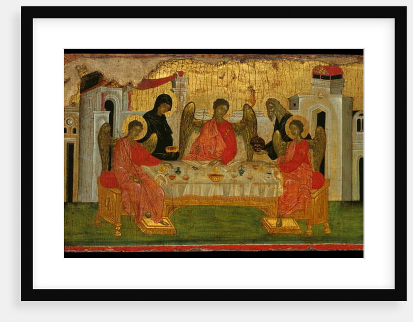 The Hospitality of Abraham, a Symbolic Representation of the Holy Trinity by Turkish School