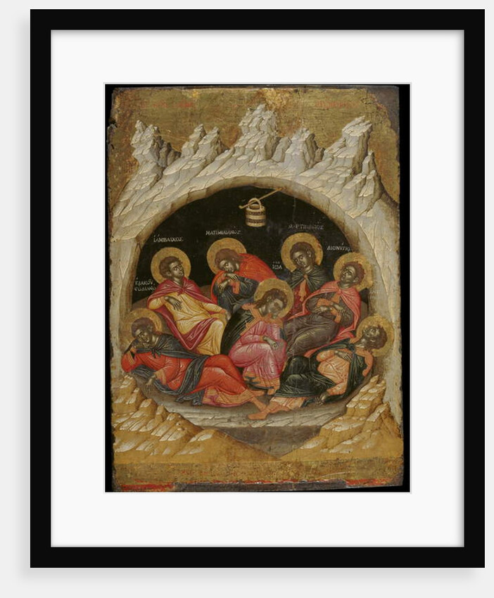 The Seven Sleepers of the Ephesos by Emmanuel (attr. to) Tzanes