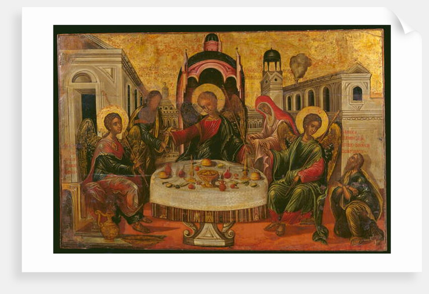 The Hospitality of Abraham and Sarah by Cretan