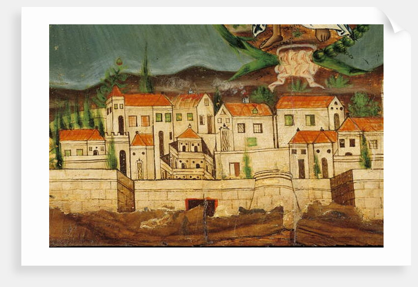 Pelmet depicting the Rebirth of Greece by Greek School