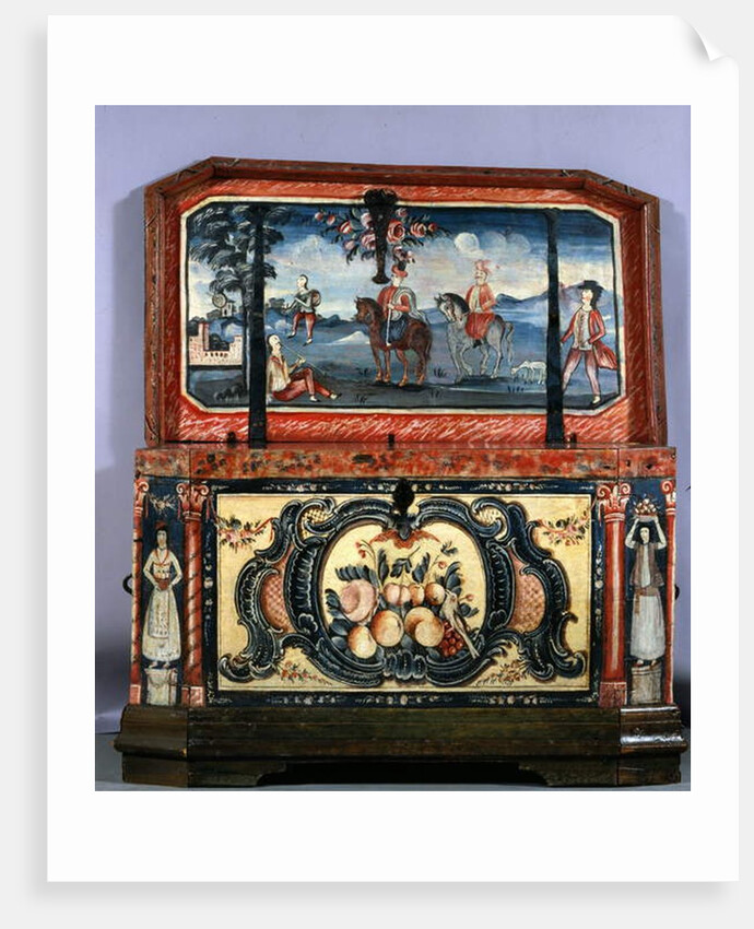 Chest, from Mytilini, Lesbos, late 18th century by Greek School