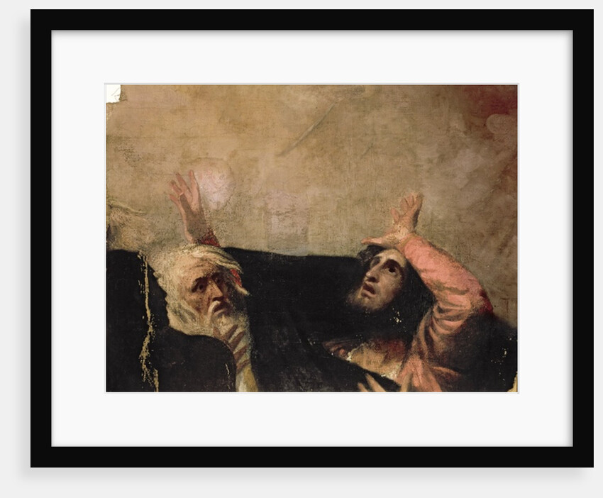 Alonso, King of Naples, and Another Figure, fragment from 'The Tempest', c.1790 by George Romney