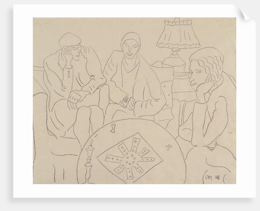 The Game of Ludo, 1928 by Cedric Morris