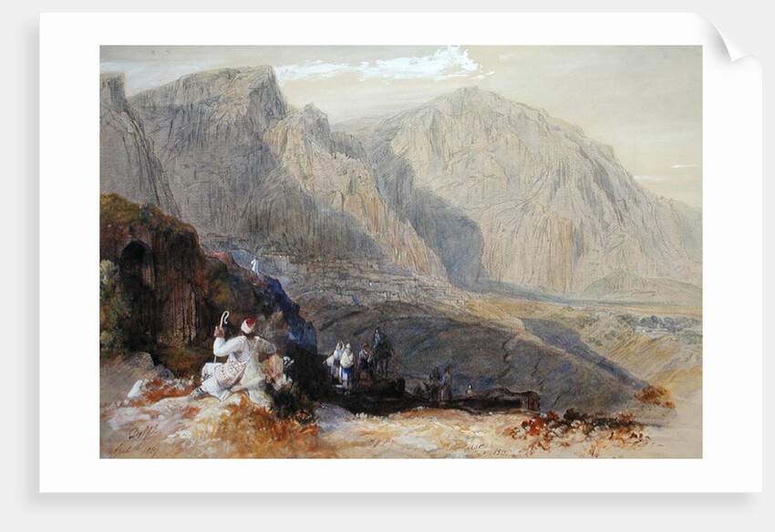 Delphi, c.1849 by Edward Lear