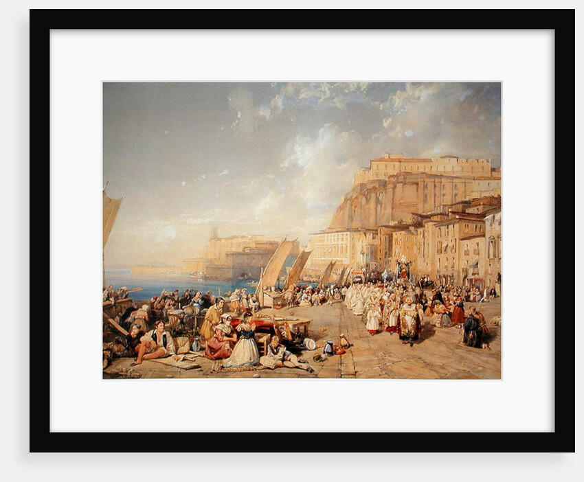 Procession on the Feast of Corpus Christi, Naples by James Duffield Harding