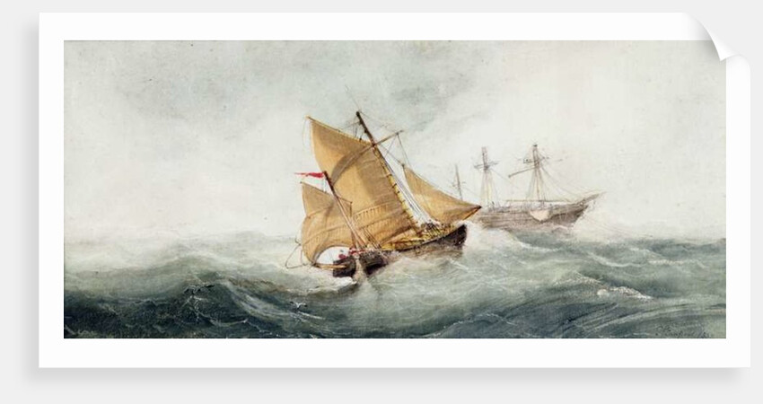 Approaching the Wreck, 1837 by William Clarkson Stanfield