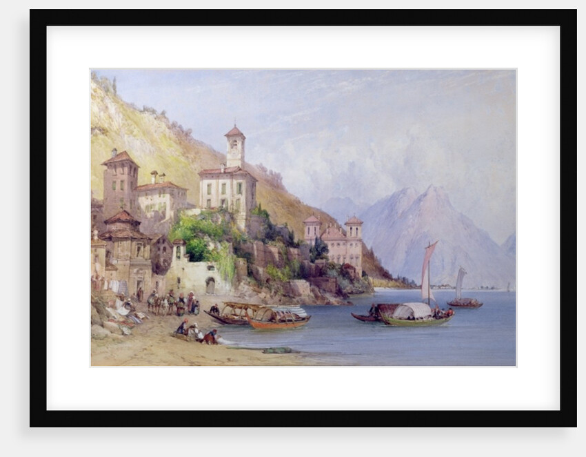 Gravedona, Lake Como, 1895 by William Callow