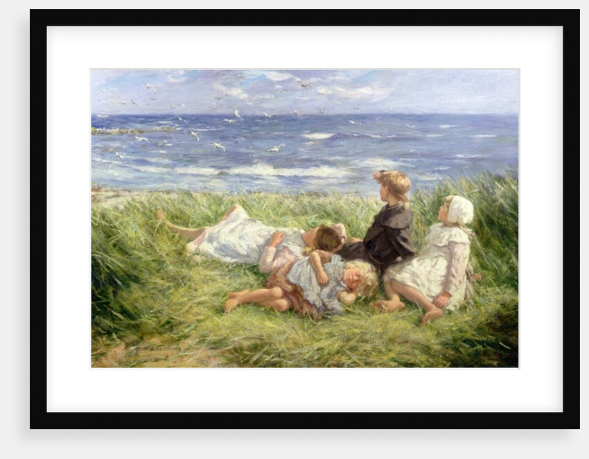Sea Gulls and Sapphire Seas, 1912 by Robert Gemmell Hutchison