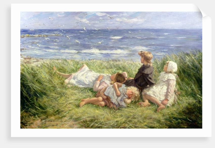 Sea Gulls and Sapphire Seas, 1912 by Robert Gemmell Hutchison