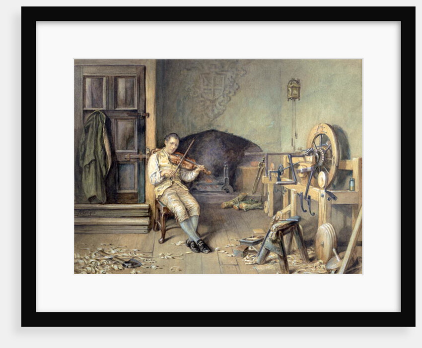 Samuel Crompton Inventing his Spinning Mule, 1895 by Alfred Walter Bayes