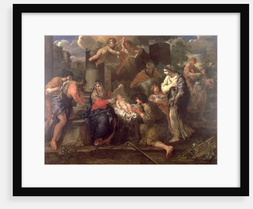 The Adoration of the Shepherds by Giovanni Francesco Romanelli