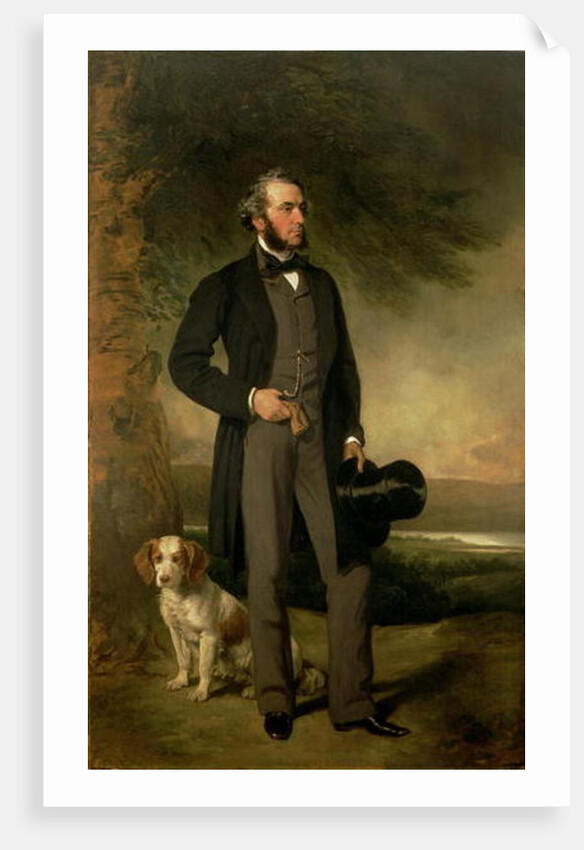 Portrait of John Hick Esq, JP, c.1861 by Francis Grant