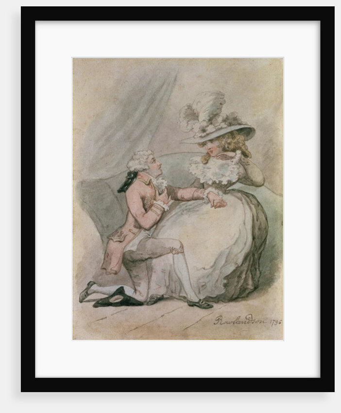 The Proposal, 1796 by Thomas Rowlandson