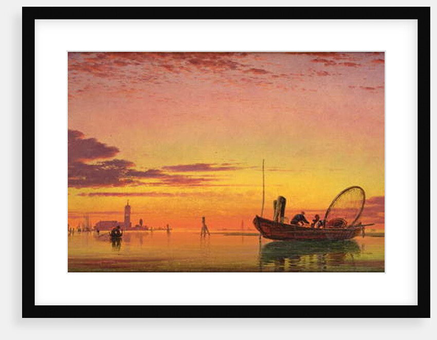 Mazzorto on the Lagoon, Venice, 1864 by Edward William Cooke