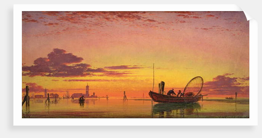 Mazzorto on the Lagoon, Venice, 1864 by Edward William Cooke