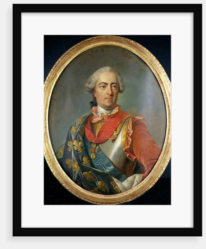 Portrait of King Louis XV of France, wearing the Order of the Golden Fleece by Carle van Loo