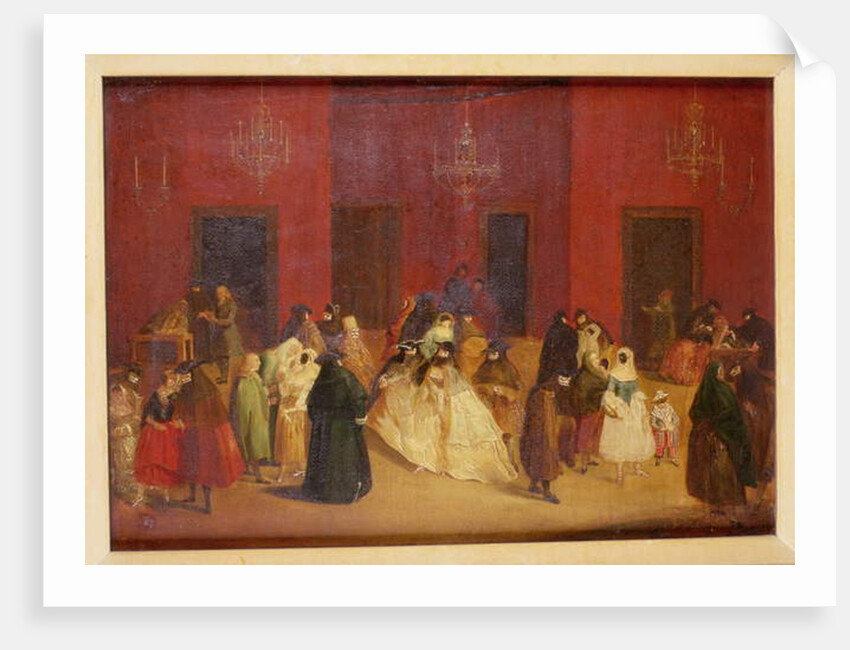 Il Ridotto di Ca Giustiniani, Venice by Pietro Longhi