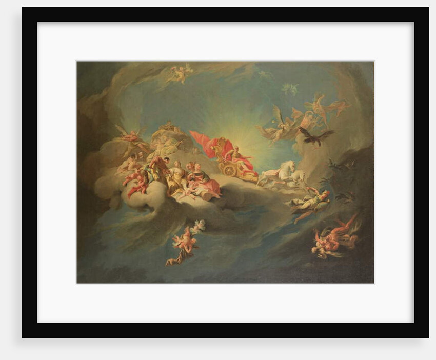 The Apotheosis of the Emperor Charles VI in the guise of Apollo by Paul Troger