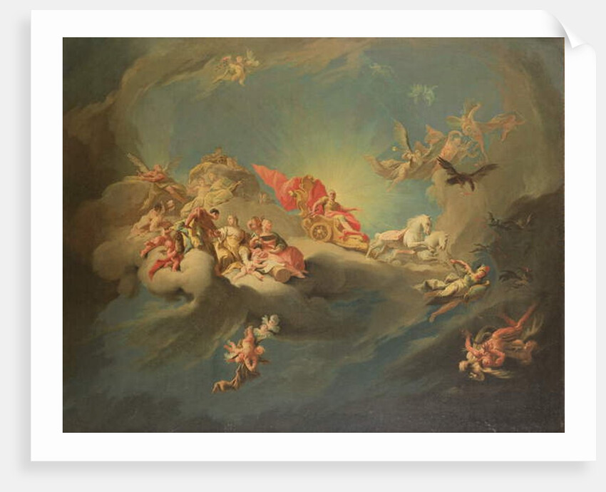 The Apotheosis of the Emperor Charles VI in the guise of Apollo by Paul Troger