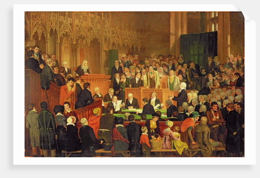 The Trial of the Warranty of a Horse in the County Court of Lancaster Castle by Edward Villiers Rippingille
