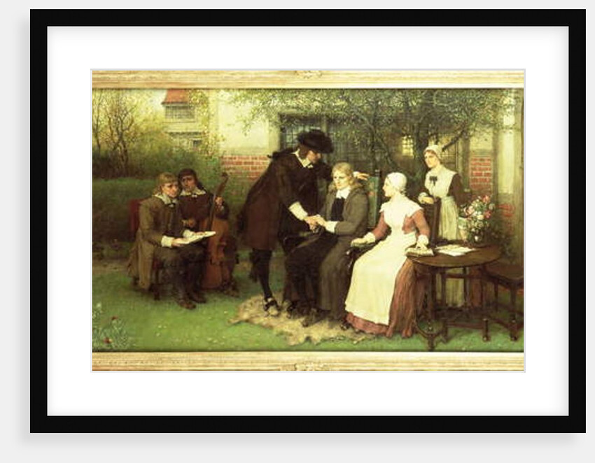 Andrew Marvell visiting his Friend John Milton by George Henry Boughton