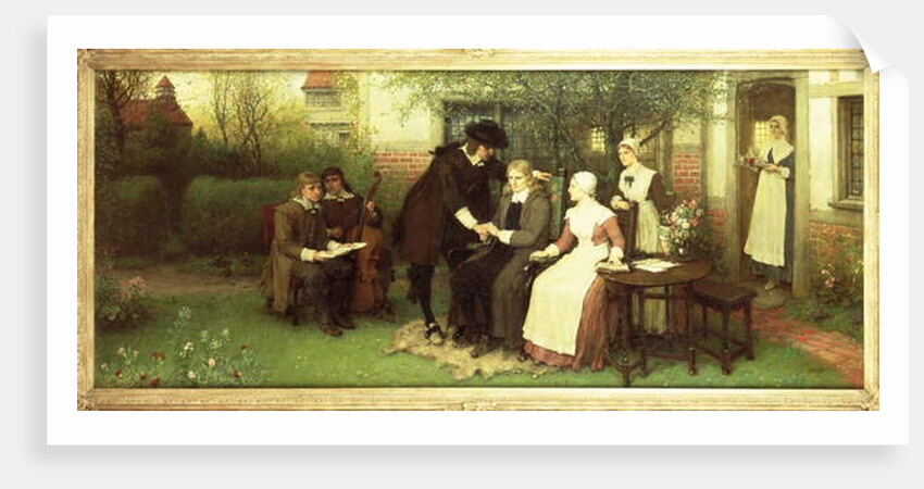 Andrew Marvell visiting his Friend John Milton by George Henry Boughton