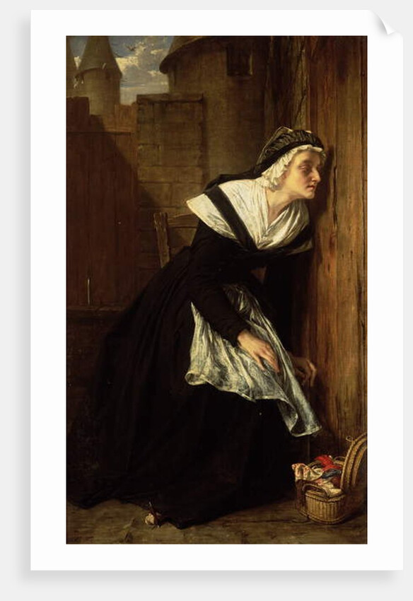 Marie Antoinette in the Prison of the Temple, 1861 by Alfred W. Elmore