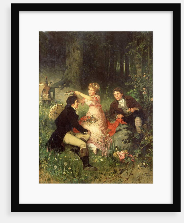 The Flower Garland by Waldemar Friedrich