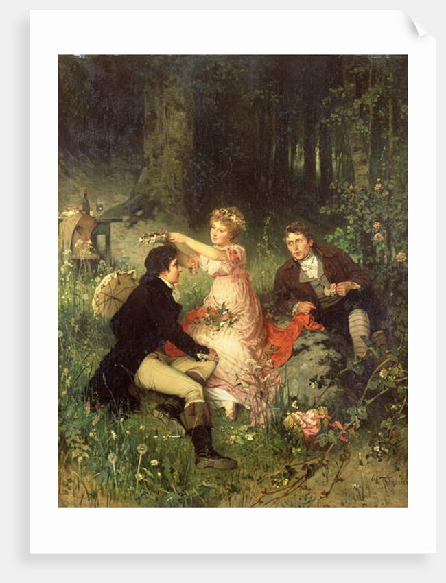 The Flower Garland by Waldemar Friedrich