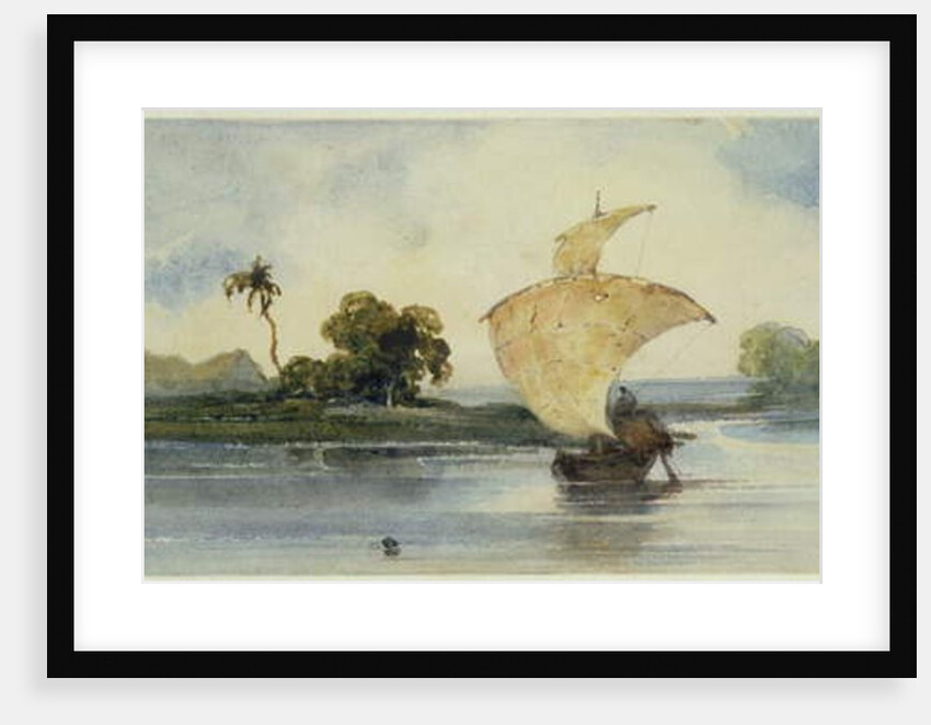 A Craft on an Indian River by George Chinnery