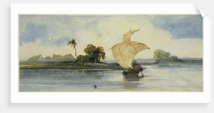 A Craft on an Indian River by George Chinnery