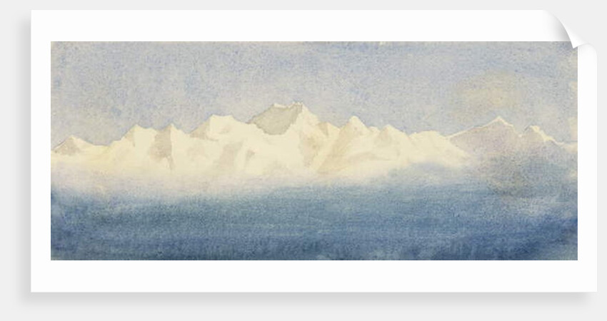 Alpine Landscape, 1875 by Lady Emma (1853-1937) Crichton