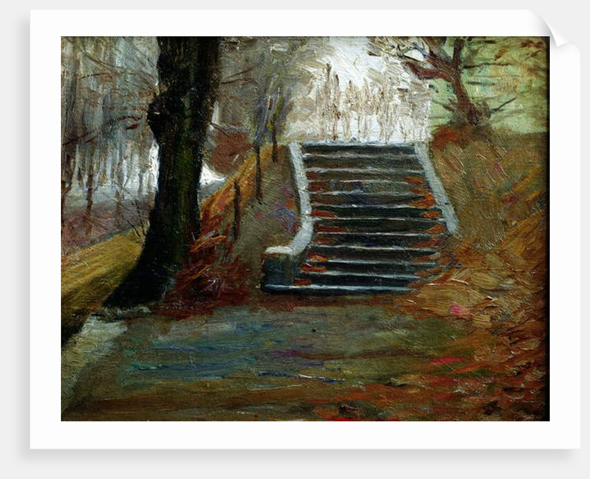 The steps at the Frederiksberg Gardens, Copenhagen by Christian Clausen