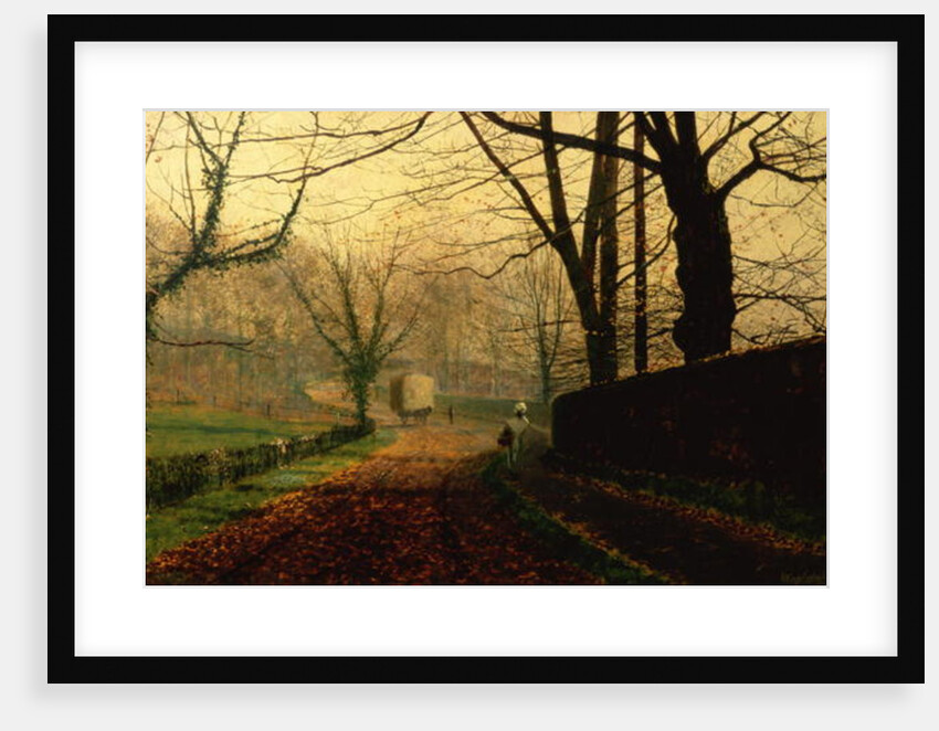 Autumn Sunshine, Stapleton Park near Pontefract by John Atkinson Grimshaw