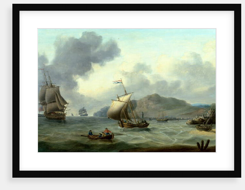 Shipping off Tenerife Island by Charles Martin Powell