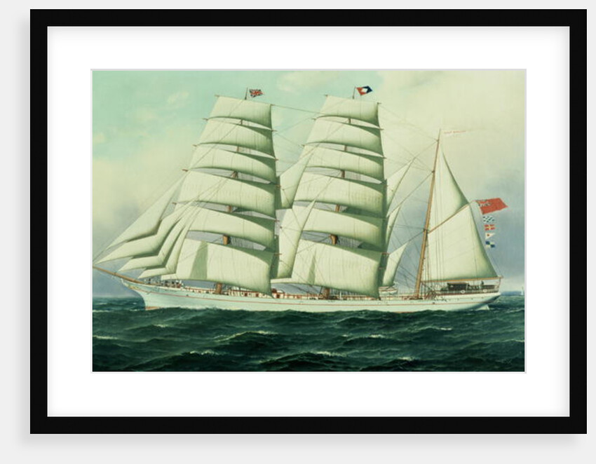 The East African in Full Sail by Antonio Jacobsen