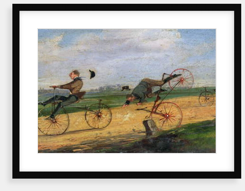 A Race between Lallement Velocipedes, 1869 by Samuel Henry Alken