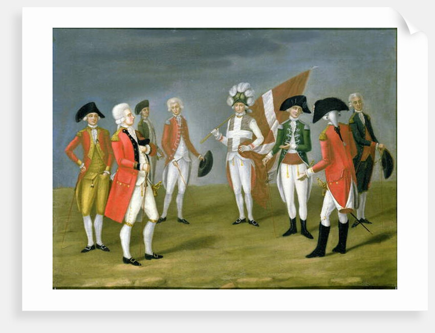 High Ranking Military Officers of Malta by Antoine de Favray