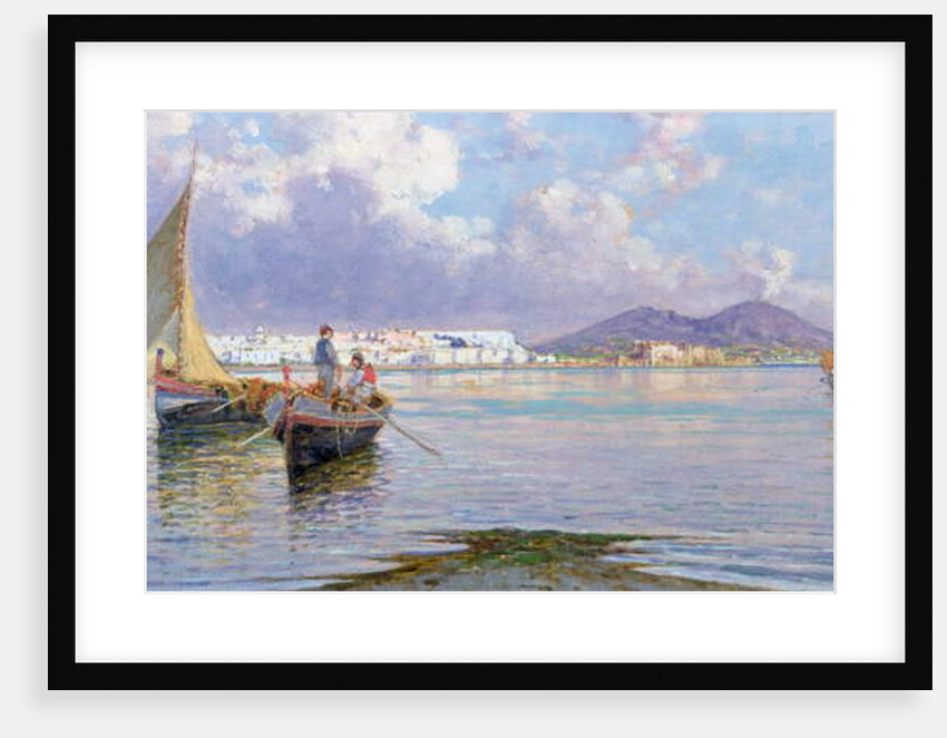 Naples, from Mergellina by Giuseppe Carelli