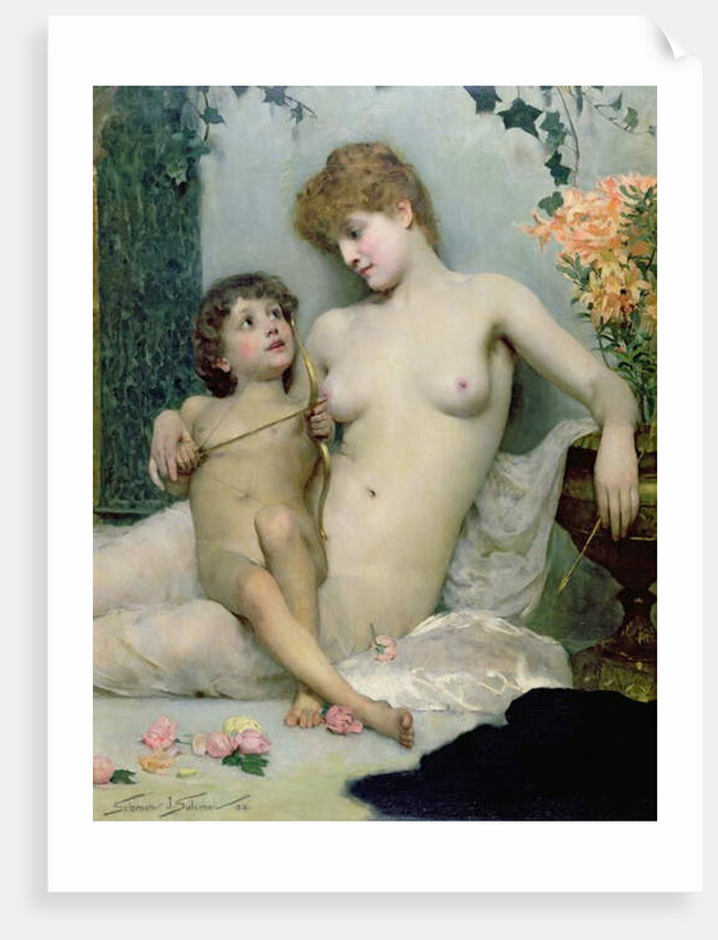 Love's First Lesson, 1885 by Solomon Joseph Solomon