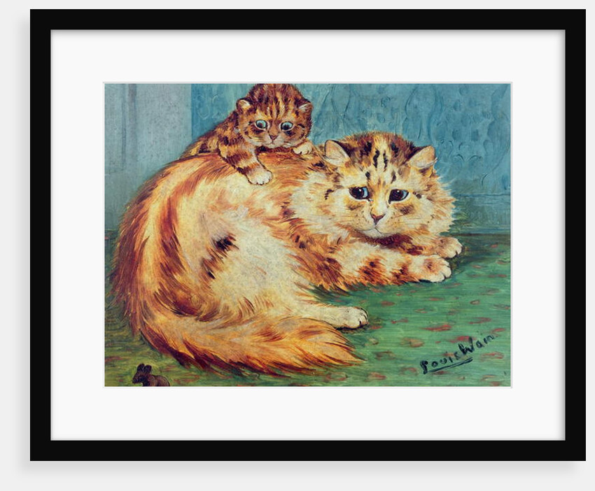 Cheeky Mouse! by Louis Wain